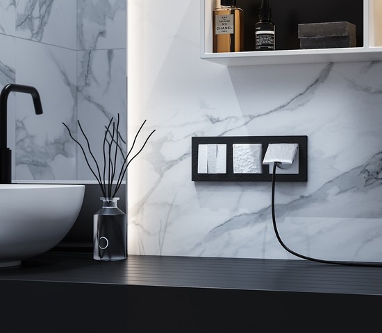 Набор клавиш для выключателя трехклавишного (hammer белый) (W1239001)