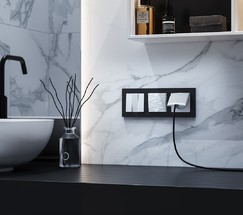 Набор клавиш для выключателя трехклавишного (hammer белый) (W1239001)