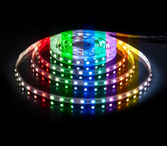 Лента светодиодная 60Led 24W IP20 RGB 6500K холодный белый (5050 24V 60Led 24W IP20 RGBW)