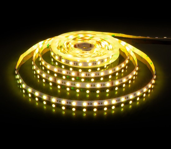 Лента светодиодная 60Led 24W IP20 RGB 6500K холодный белый (5050 24V 60Led 24W IP20 RGBW)