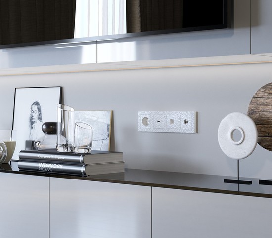 Накладка для розетки HDMI (hammer белый) (W1296001)