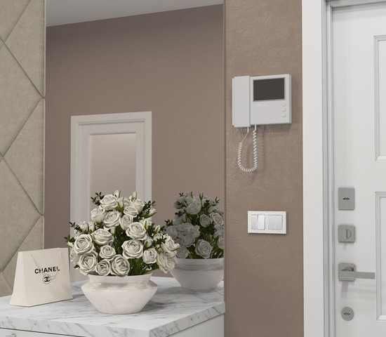 Выключатель одноклавишный проходной с подсветкой (hammer белый) (W1212101)