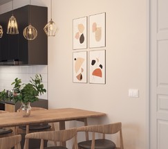 Выключатель одноклавишный с подсветкой (hammer белый) (W1210101)