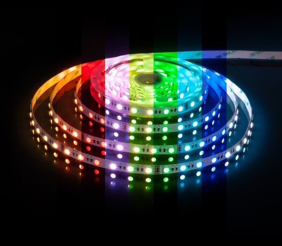 Лента светодиодная 60Led 24W IP20 RGB 3300K теплый белый (5050 24V 60Led 24W IP20 RGBW)