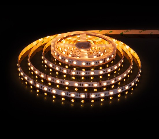 Лента светодиодная 60Led 24W IP20 RGB 3300K теплый белый (5050 24V 60Led 24W IP20 RGBW)