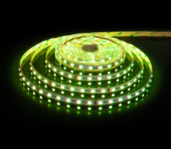 Лента светодиодная 60Led 24W IP20 RGB 3300K теплый белый (5050 24V 60Led 24W IP20 RGBW)