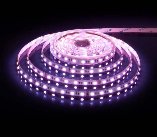 Лента светодиодная 60Led 24W IP20 RGB 3300K теплый белый (5050 24V 60Led 24W IP20 RGBW)