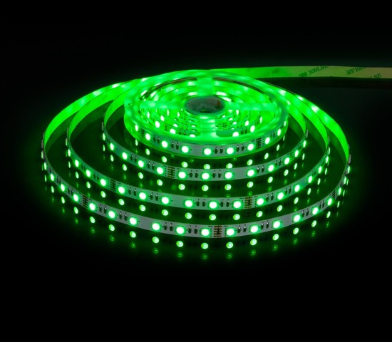 Лента светодиодная 60Led 24W IP20 RGB 3300K теплый белый (5050 24V 60Led 24W IP20 RGBW)