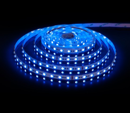Лента светодиодная 60Led 24W IP20 RGB 3300K теплый белый (5050 24V 60Led 24W IP20 RGBW)