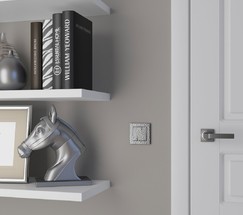 Набор клавиш для выключателя трехклавишного (hammer серебряный) (W1239006)