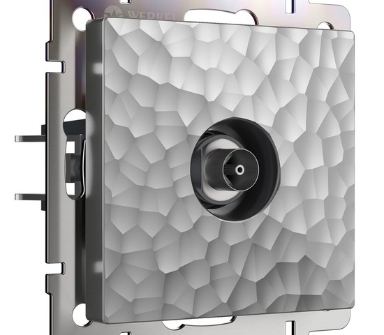 ТВ-розетка оконечная (hammer серебряный) (W1283006)