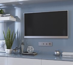 ТВ-розетка оконечная (hammer серебряный) (W1283006)