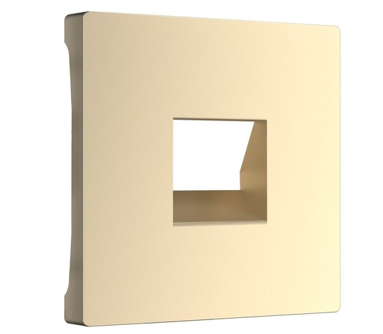 Накладка для телефонной розетки RJ-11 (шампань) (W1192011)