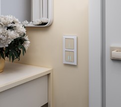 Сенсорный выключатель одноклавишный с функцией Wi-Fi (шампань) (W4510611)