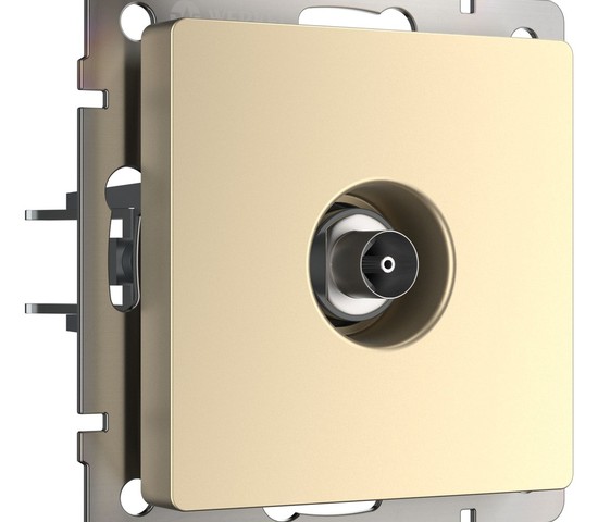 ТВ-розетка оконечная (шампань) (W1183011)