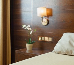 Выключатель одноклавишный проходной (шампань) (W1112011)