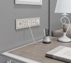 Диммер (перламутровый рифленый) (W1142013)