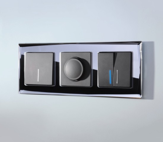 Рамка на 3 поста Diamant (черный) (W0031208)