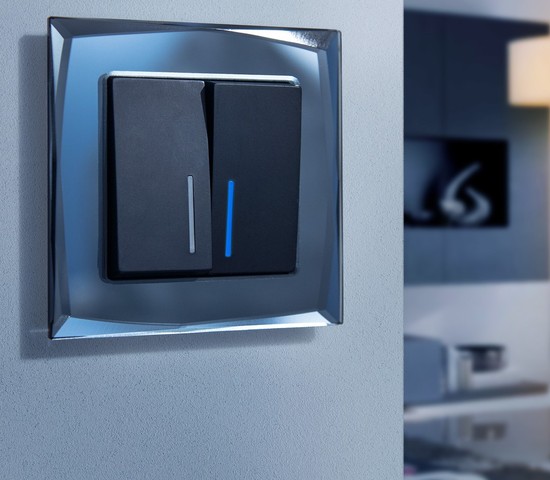 Рамка на 1 пост Diamant  (черный) (W0011208)