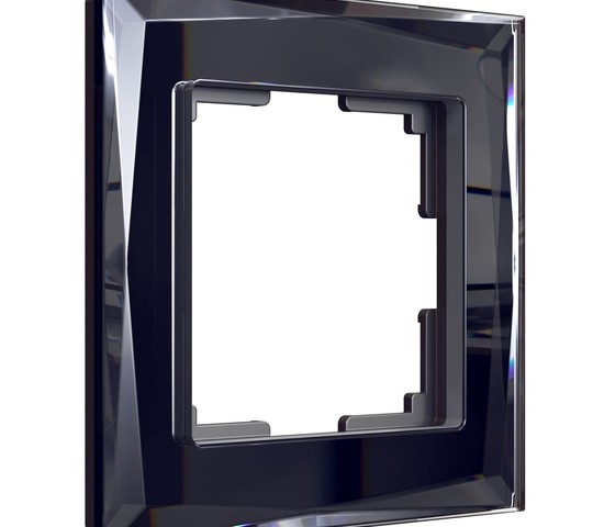 Рамка на 1 пост Diamant  (черный) (W0011208)