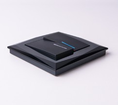 Рамка на 1 пост Diamant  (черный) (W0011208)