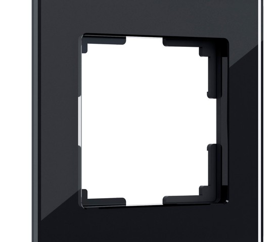 Рамка на 1 пост Favorit (черный,стекло) (W0011108)