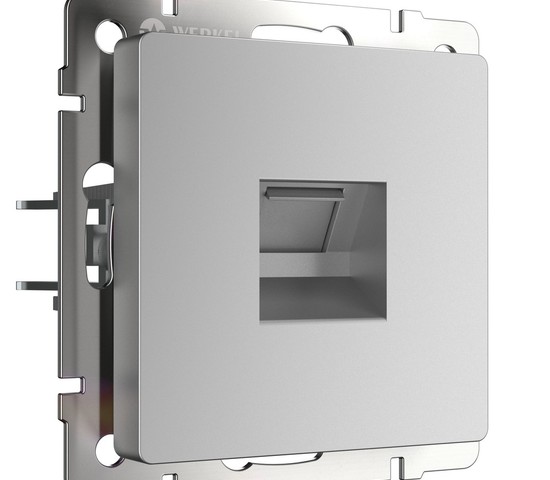 Телефонная розетка RJ-11 (серебряный) (W1182006)