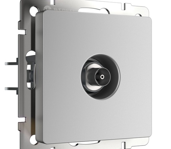 ТВ-розетка оконечная (серебряный) (W1183006)