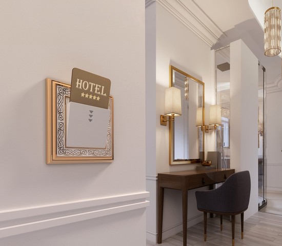 Рамка на 1 пост Palacio Gracia (золото/белый) (W0011429)