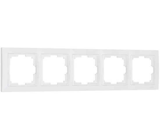 Рамка на 5 постов Snabb basic (белый) (W0052001)