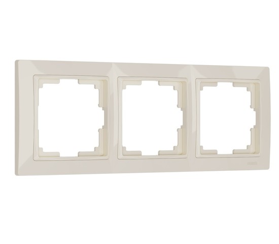 Рамка на 3 поста Snabb basic (слоновая кость) (W0032003)