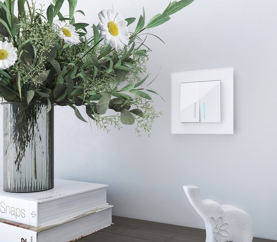 Рамка на 1 пост Favorit (белый матовый,стекло) (W0011105)