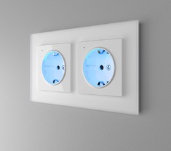 Рамка на 2 поста Favorit (белый матовый,стекло) (W0021105)