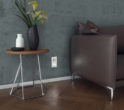 Рамка на 2 поста Favorit (белый матовый,стекло) (W0021105)