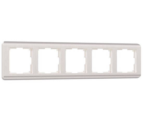 Рамка на 5 постов Stream (перламутровый) (W0052113)