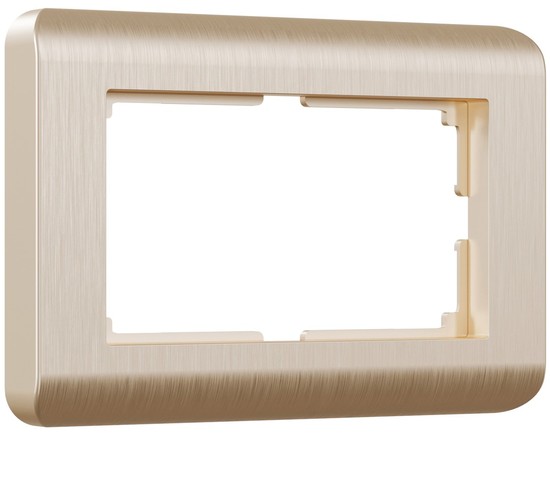 Рамка для двойной розетки Stream (шампань) (W0082111)