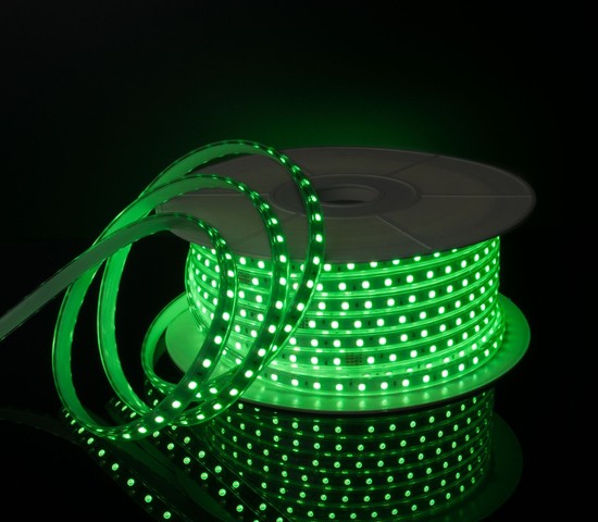 Лента светодиодная 220V 11W 60Led 5050 IP65 мульти, 50 м (LS002 220V RGB)