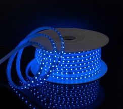 Лента светодиодная 220V 11W 60Led 5050 IP65 мульти, 50 м (LS002 220V RGB)