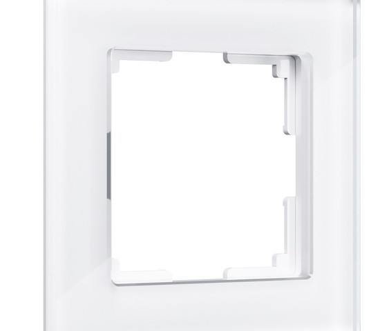 Рамка на 1 пост Favorit (белый,стекло) (W0011101)