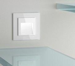 Рамка на 1 пост Favorit (белый,стекло) (W0011101)