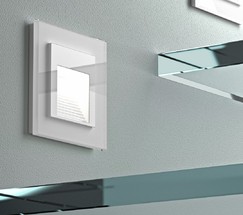 Рамка на 1 пост Favorit (белый,стекло) (W0011101)