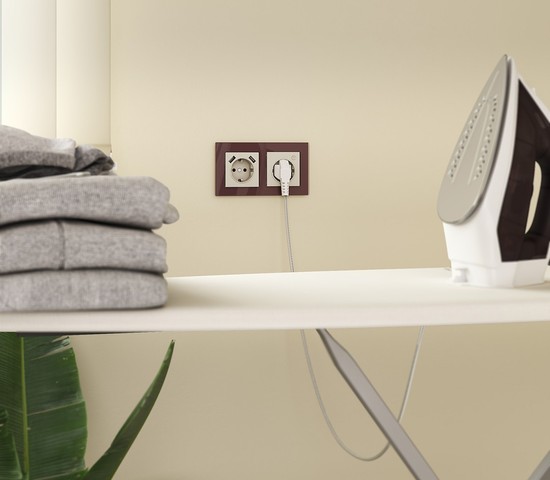 Рамка на 2 поста Favorit (мокко,стекло) (W0021118)