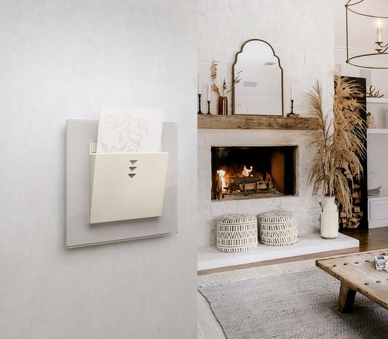 Электронный карточный выключатель (слоновая кость) (WL03-01-03)