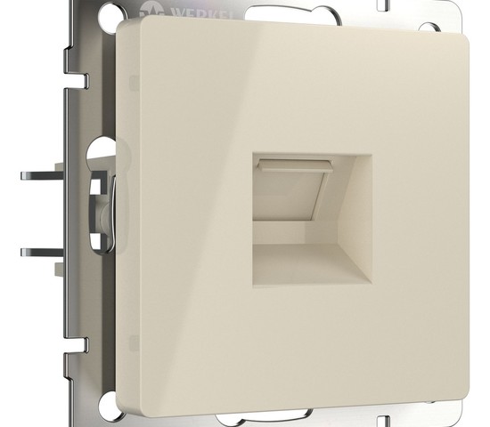 Розетка Ethernet RJ-45 (слоновая кость) (W1181003)