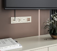 Розетка HDMI (слоновая кость) (W1186003)