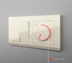 Терморегулятор электромеханический для теплого пола (слоновая кость) (W1151103)