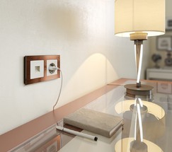 Розетка Wi-Fi (слоновая кость) (W1171603)