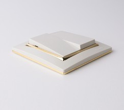 Выключатель двухклавишный (слоновая кость) (W1120003)