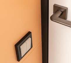 Выключатель двухклавишный (слоновая кость) (W1120003)