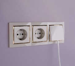 Вывод кабеля (слоновая кость) (W1150203)